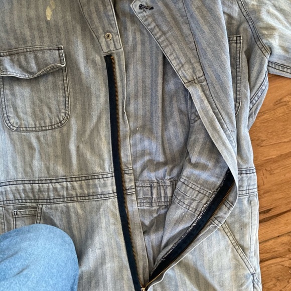 Vintage BIG MAC herringbone stripe coveralls - Picture 10 of 12
